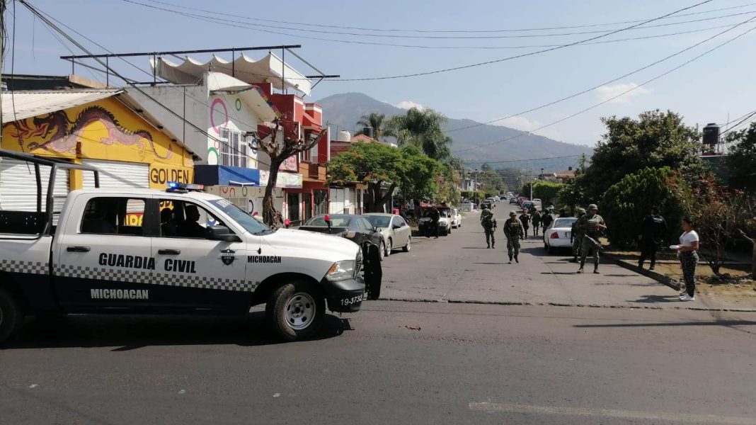 URUAPAN Supuesto ataque moviliza a policías y militares en la colonia El Colorín de Uruapan