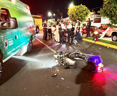 Motociclista fallece al 1305