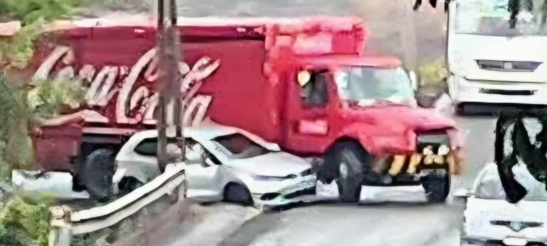 Se registran 2 accidentes vehiculares en el anillo periférico de Morelia