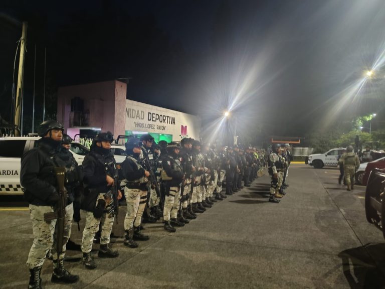 Uruapan, se mantiene un importante despliegue operativo de seguridad