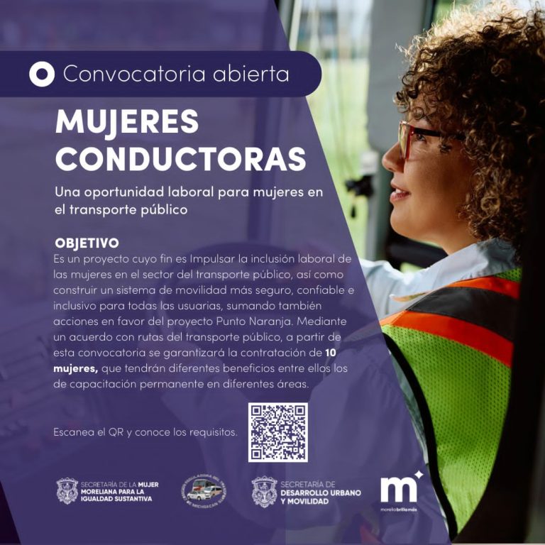 Abren convocatoria para el programa “Mujeres al volante»