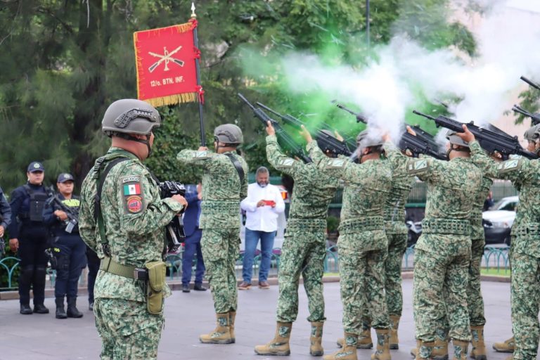«Viva México, aquí está Michoacán, dispuestos a hacer frente a cualquier amenaza», proclama Bedolla en el 178 aniversario de Gesta Heroica 
