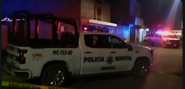 Joven es baleado por pistoleros en la colonia Ricardo Flores Magón de Uruapan