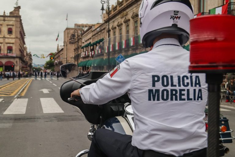 Vigilarán 250 elementos de la Policía Morelia el grito y desfile