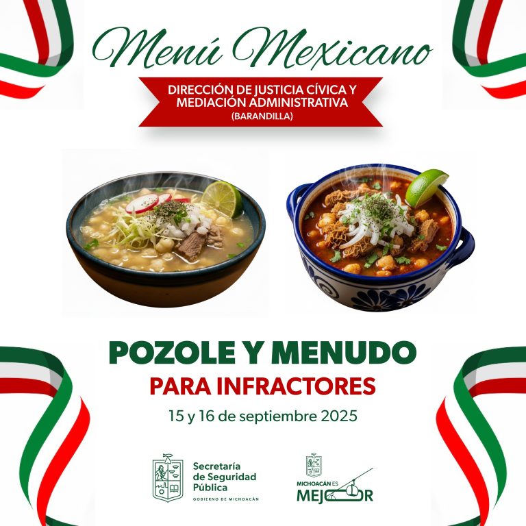 Pozole y menudo, para quiénes caigan a Barandilla días 15 y 16