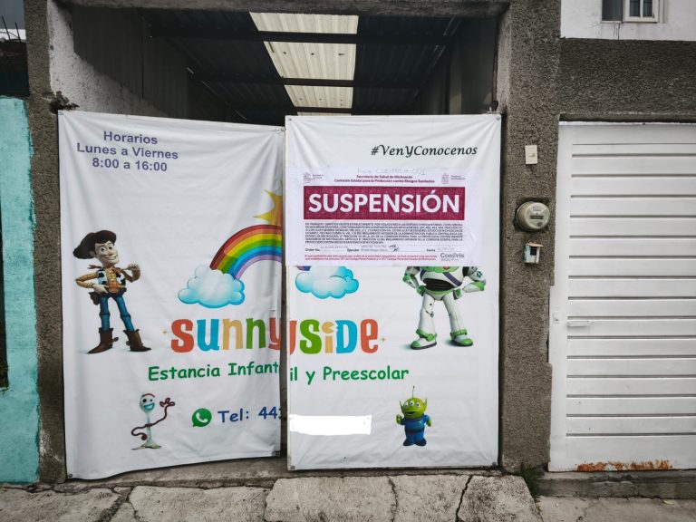 Autoridades suspenden estancia infantil en Morelia por incumplir normas sanitarias