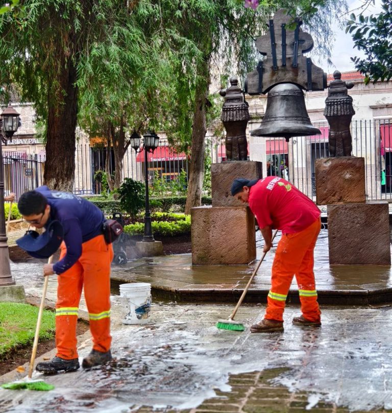 Gerencia del Centro Histórico da mantenimiento a Casa Natal de Morelos