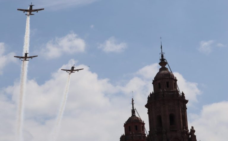 Aeronaves de la Fuerza Aérea Mexicana surcarán de nueva cuenta el cielo de Morelia