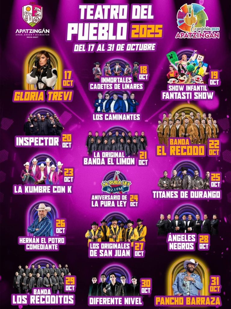 Del 10 de octubre al 3 de noviembre, la Expo Feria Octubrina de Apatzingán