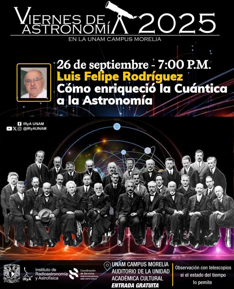 La astronomía y las ciencias cuánticas se abrazan en la UNAM Morelia