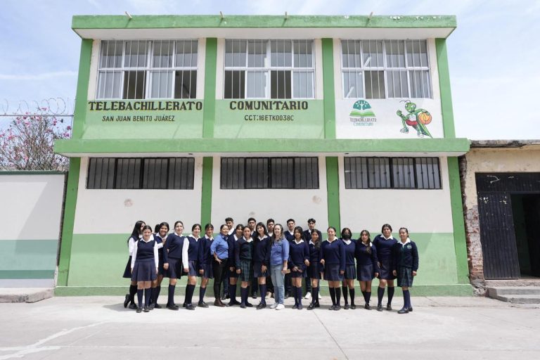 Sube 14 % matrícula del telebachillerato comunitario en Michoacán: Iemsysem