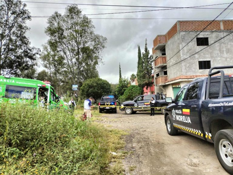 Hallan a hombre asesinado en la colonia Pablo Galeana, Tenencia Morelos, Morelia