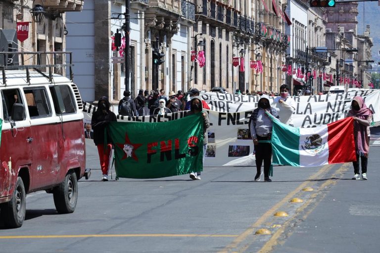 Pide FNLS a Ramírez Bedolla cese al hostigamiento y represión