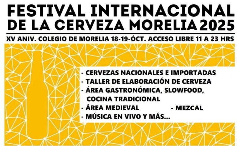 Los días 18 y 19 de octubre celebrarán los 15 años del Festival Internacional de la Cerveza