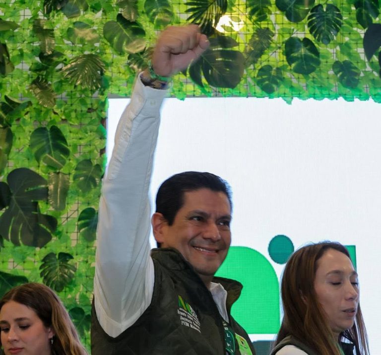 Alza la mano Ernesto Núñez: el Verde se prepara para conquistar Michoacán