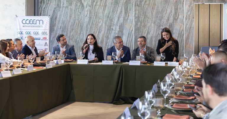Avanzarán Raúl Morón y sector empresarial en unidad por el desarrollo de Michoacán