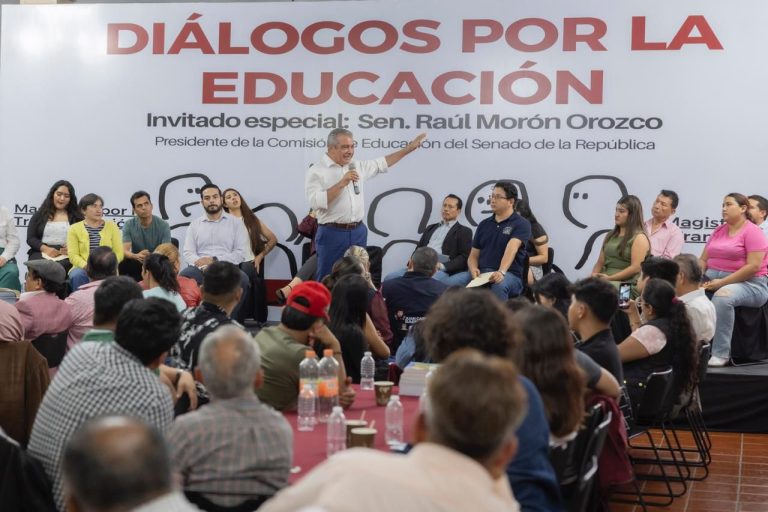 Participa Raúl Morón en el foro «Diálogos por la Educación, en el marco de la Nueva Escuela Mexicana»