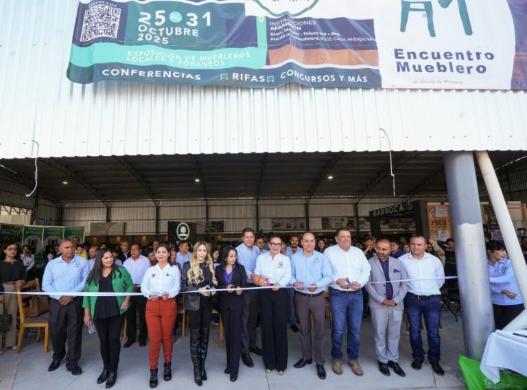 Inauguran el Encuentro Mueblero del Oriente Michoacano