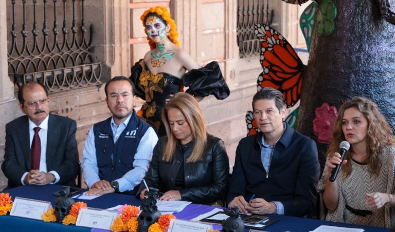 Presenta Gobierno de Morelia convocatoria para Desfile de Catrinas y Catrines