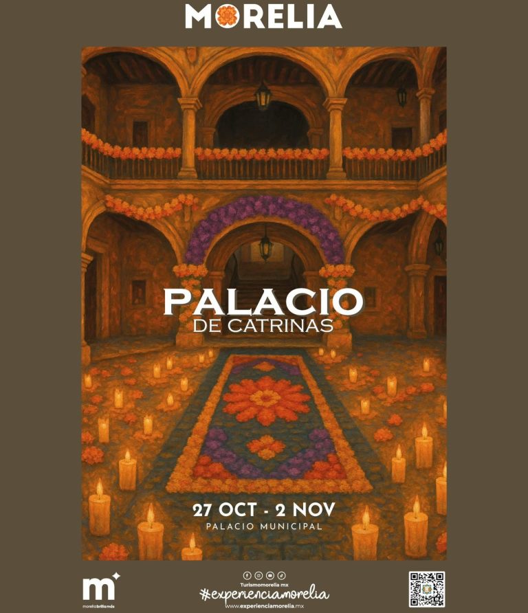 ‘Palacio de Catrinas’ engalanará las Celebraciones de Día de Muertos en Morelia
