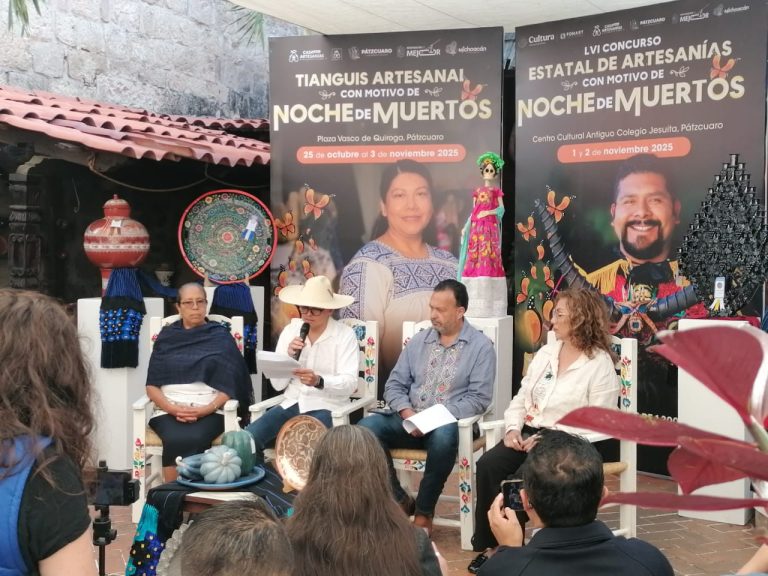 Pátzcuaro, listo para tianguis artesanal de Día de Muertos