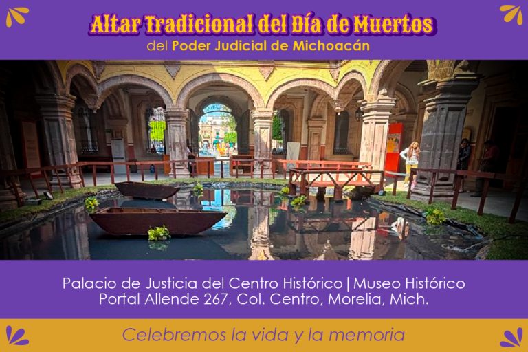 Recrea Poder Judicial oficios y tradiciones en su Altar de Día de Muertos 2025