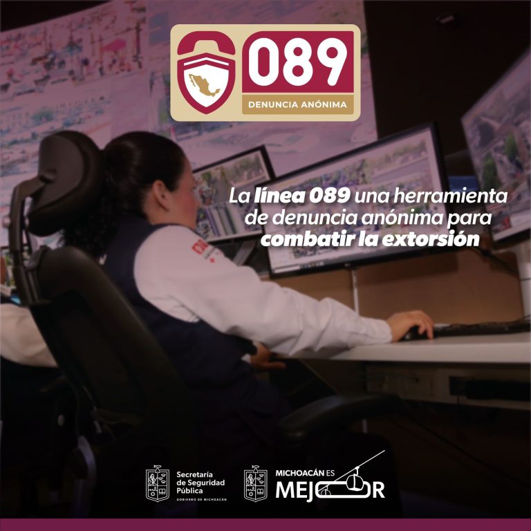 Se han prevenido más de mil llamadas de extorsión  por orientación en tiempo real en la línea 089