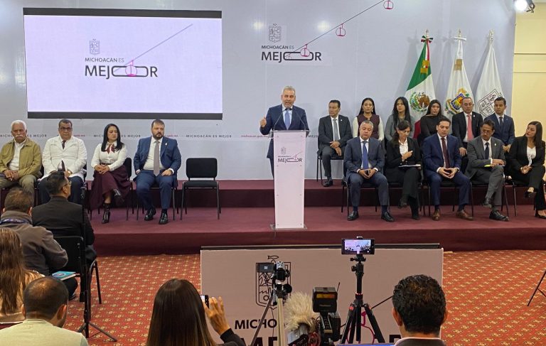 No habrá virrey en Michoacán y se va por la judicialización de los delincuentes: Bedolla