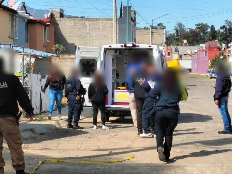 Balean a 2 jóvenes en Galaxia, Tarímbaro