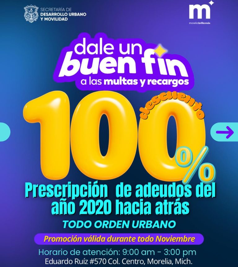 Ofrece SEDUM atractivos descuentos en infracciones y recargos por el Buen Fin