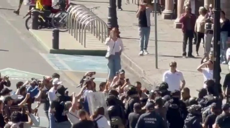 SSP separará a elemento policial que agredió a periodista e iniciará investigación