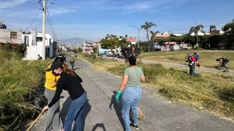 Jornada ciudadana de limpieza en la colonia Nuevo Amanecer