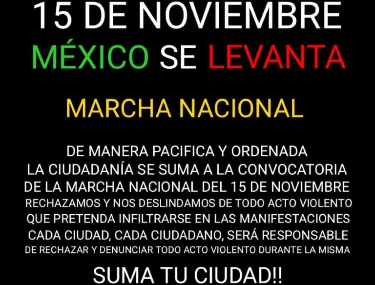 Convocan a mega marcha simultánea en todo el país por crimen de Carlos Manzo, para el 15 de noviembre