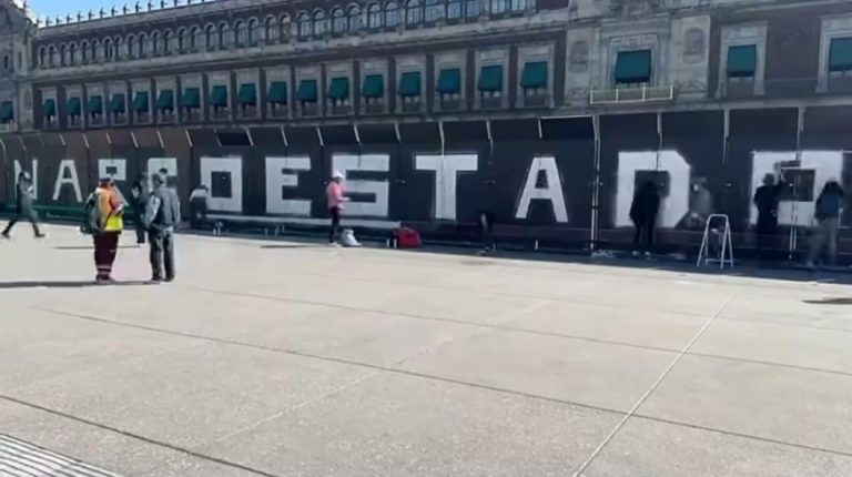 Si son bots, ¿para qué mando amurallar Palacio Nacional?, reviran a Claudia Sheinbaum grupos que marcharán mañana