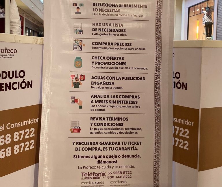 Recomienda Profeco conservar tickets y evitar fraudes durante El Buen Fin